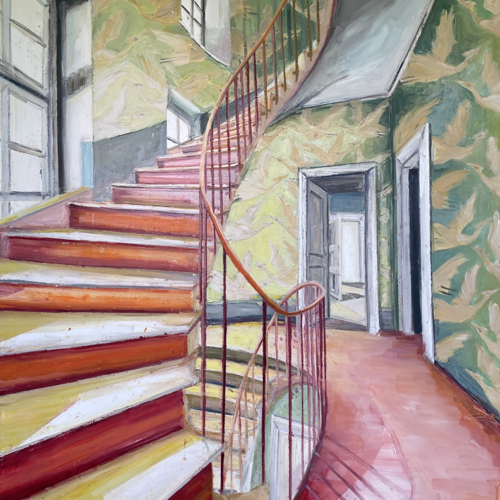A PATTERN OF BIRDS, 200x160 cm, olie på lærred, 2025