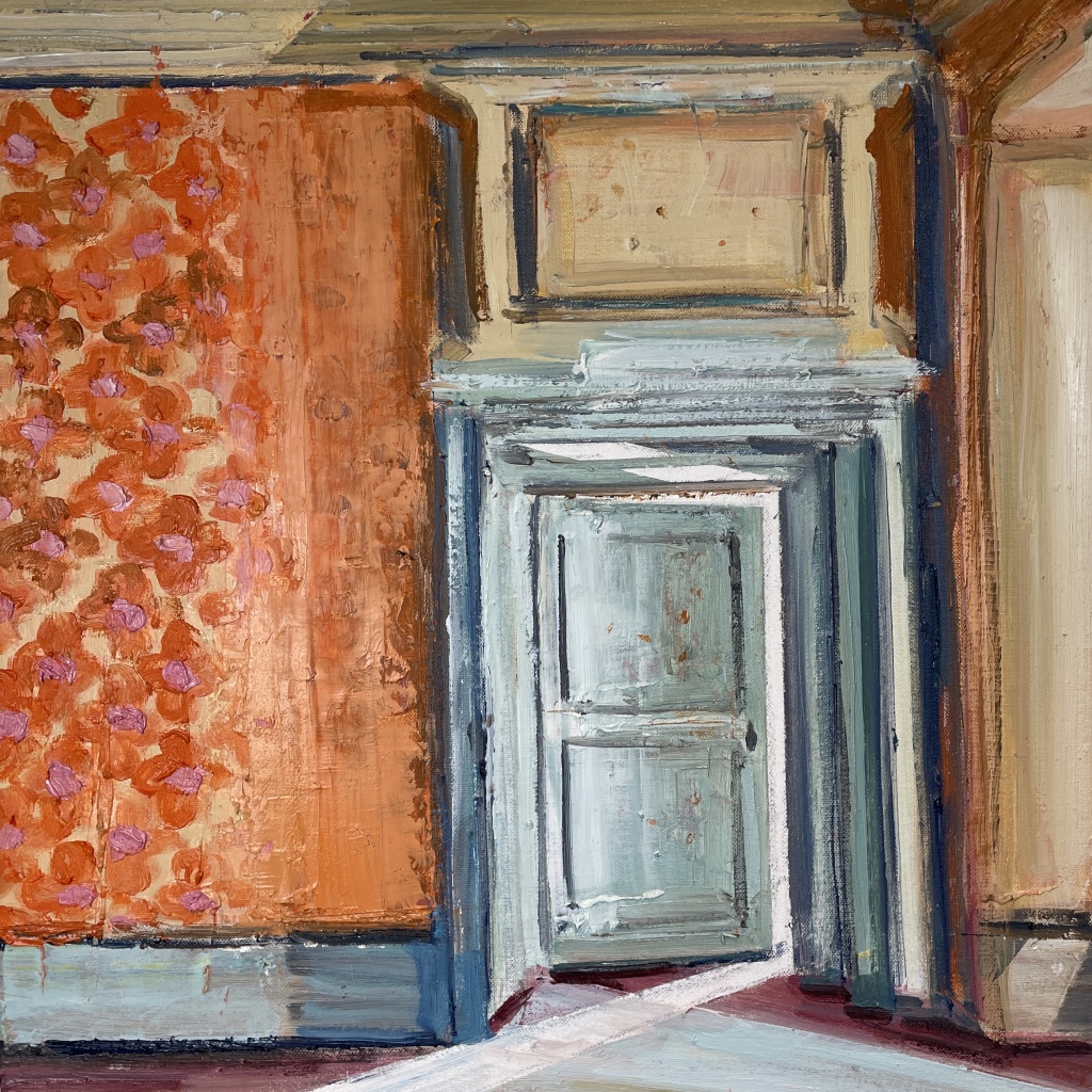 ABANDONED HOME 3, Olie på lærred, 60x50 cm, 2024