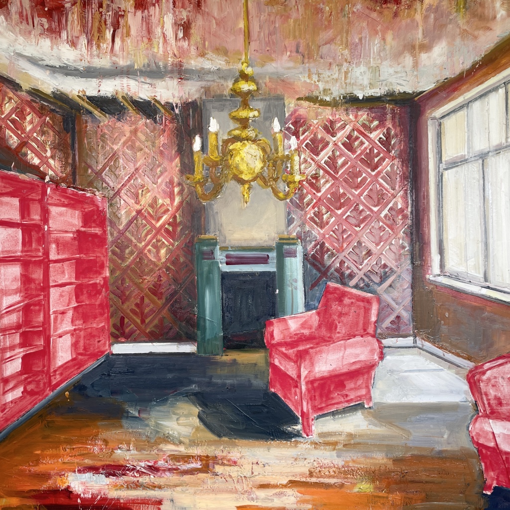 BRUISED BUT NOT BROKEN, 120x150 cm, akryl og olie på lærred, 2025