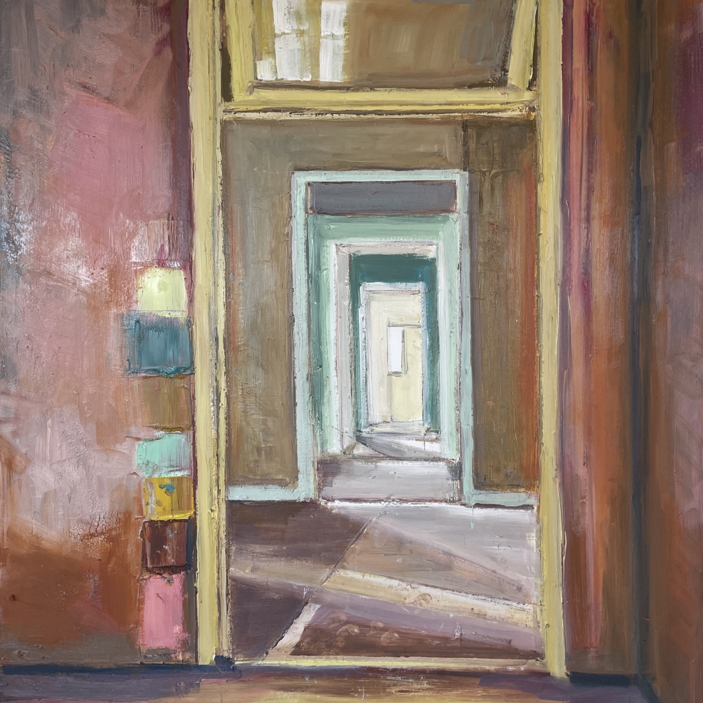 COLOUR SAMPLE, Olie på lærred, 80x70 cm, 2025