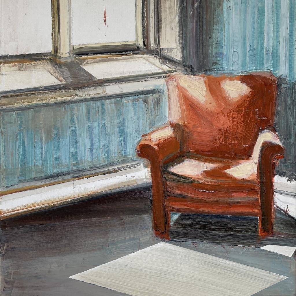INTERIOR 3, Olie på lærred, 60x50 cm, 2023