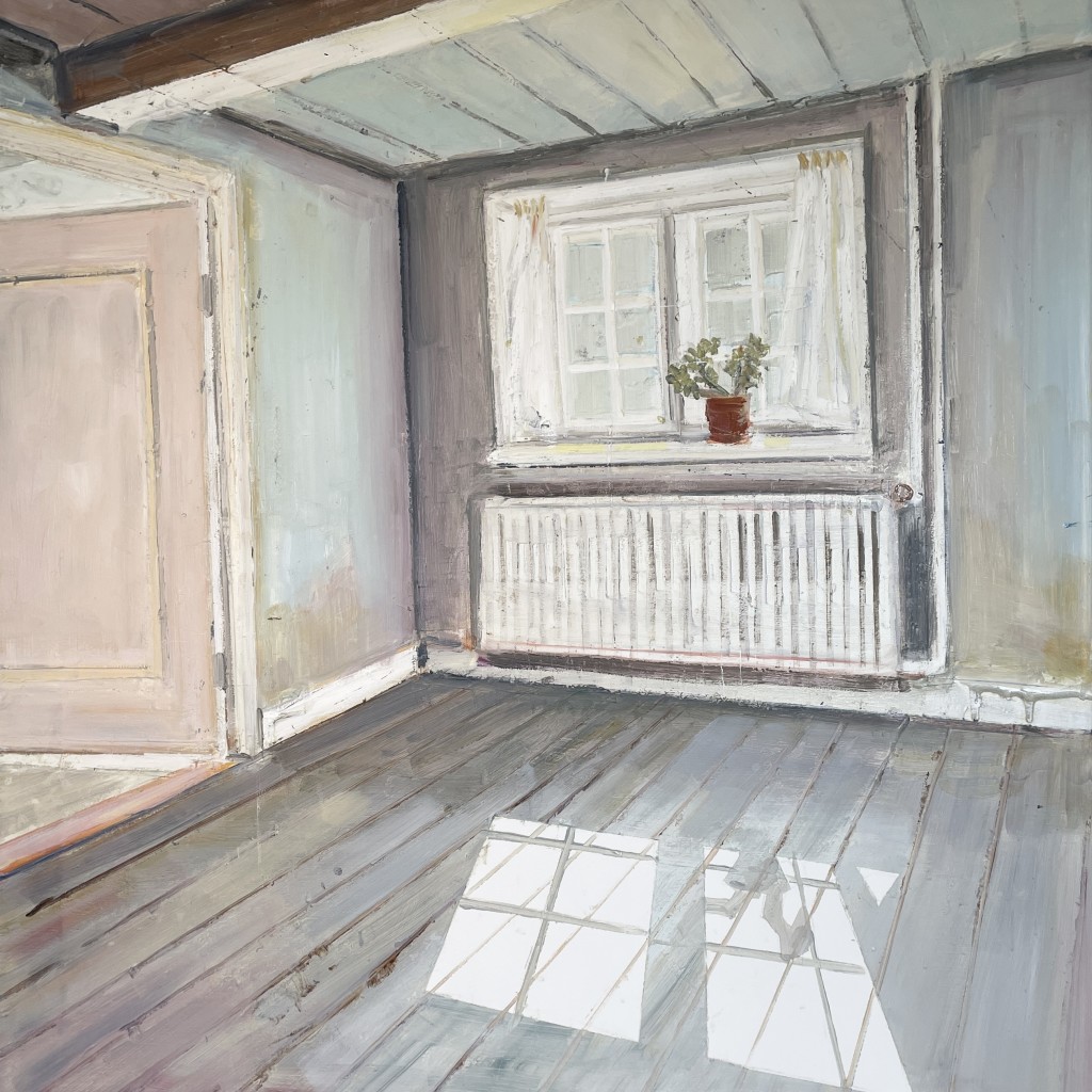 LIGHT INCIDENCE, 100x90 cm, olie på lærred, 2025