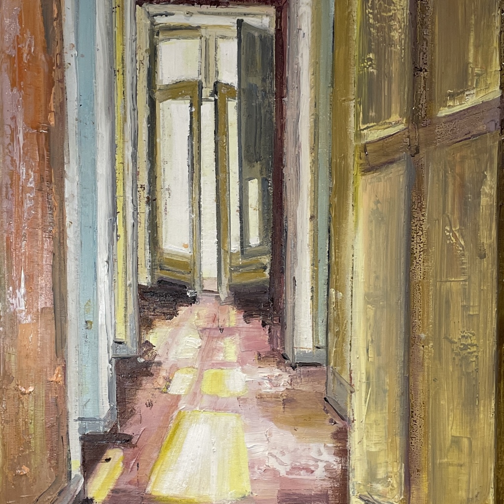 SMALL CONNECTIONS, olie på lærred, 60x50 cm, 2025