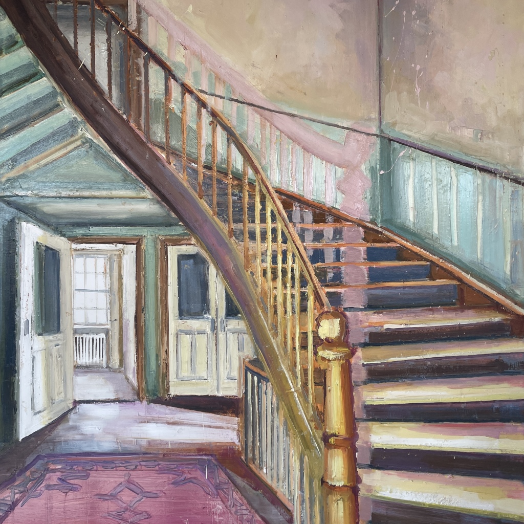 STEPS OF VIBRANCE, Olie på lærred, 120x100 cm, 2025