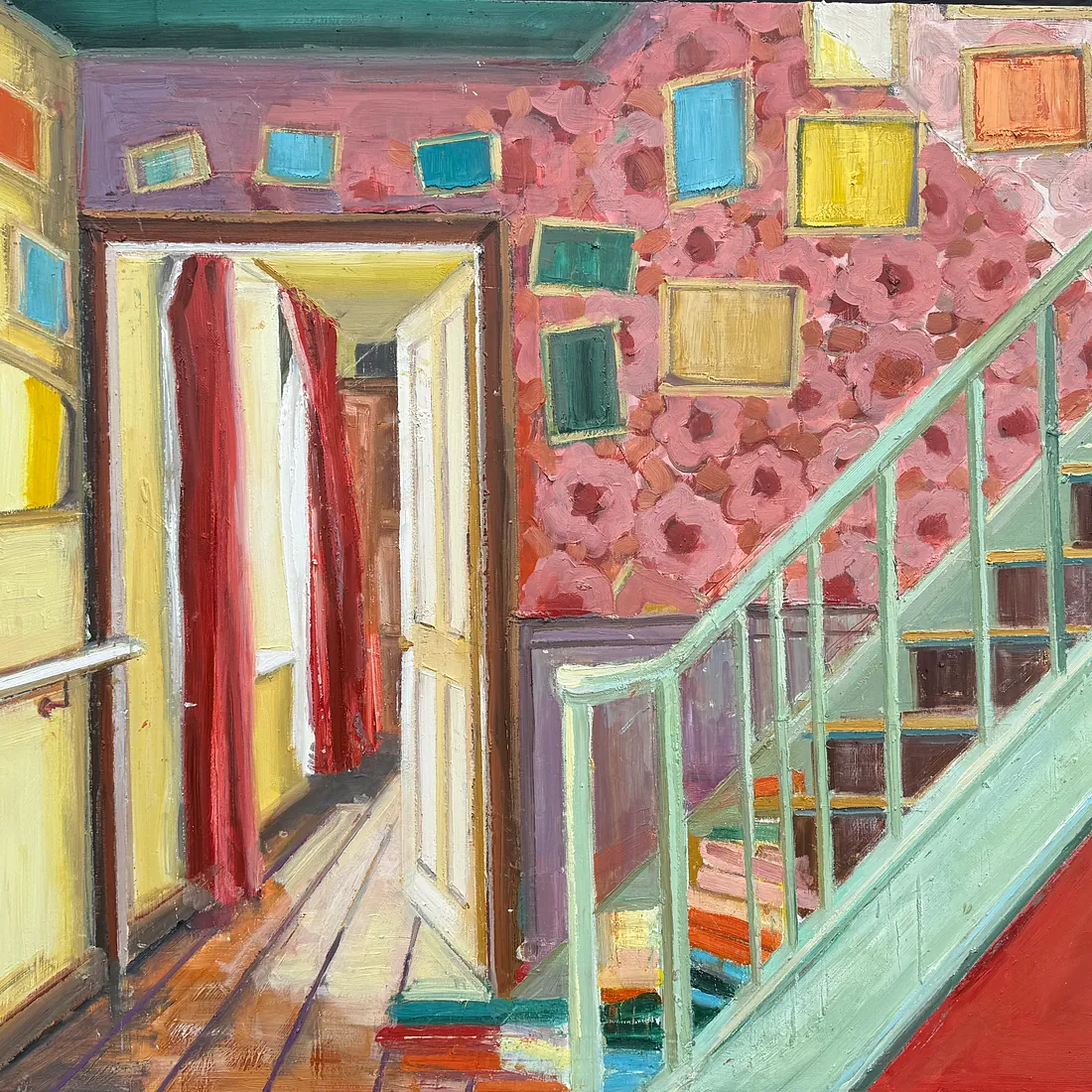 A HOUSE OF MEMORIES, 100x140 cm, olie på lærred, 2026