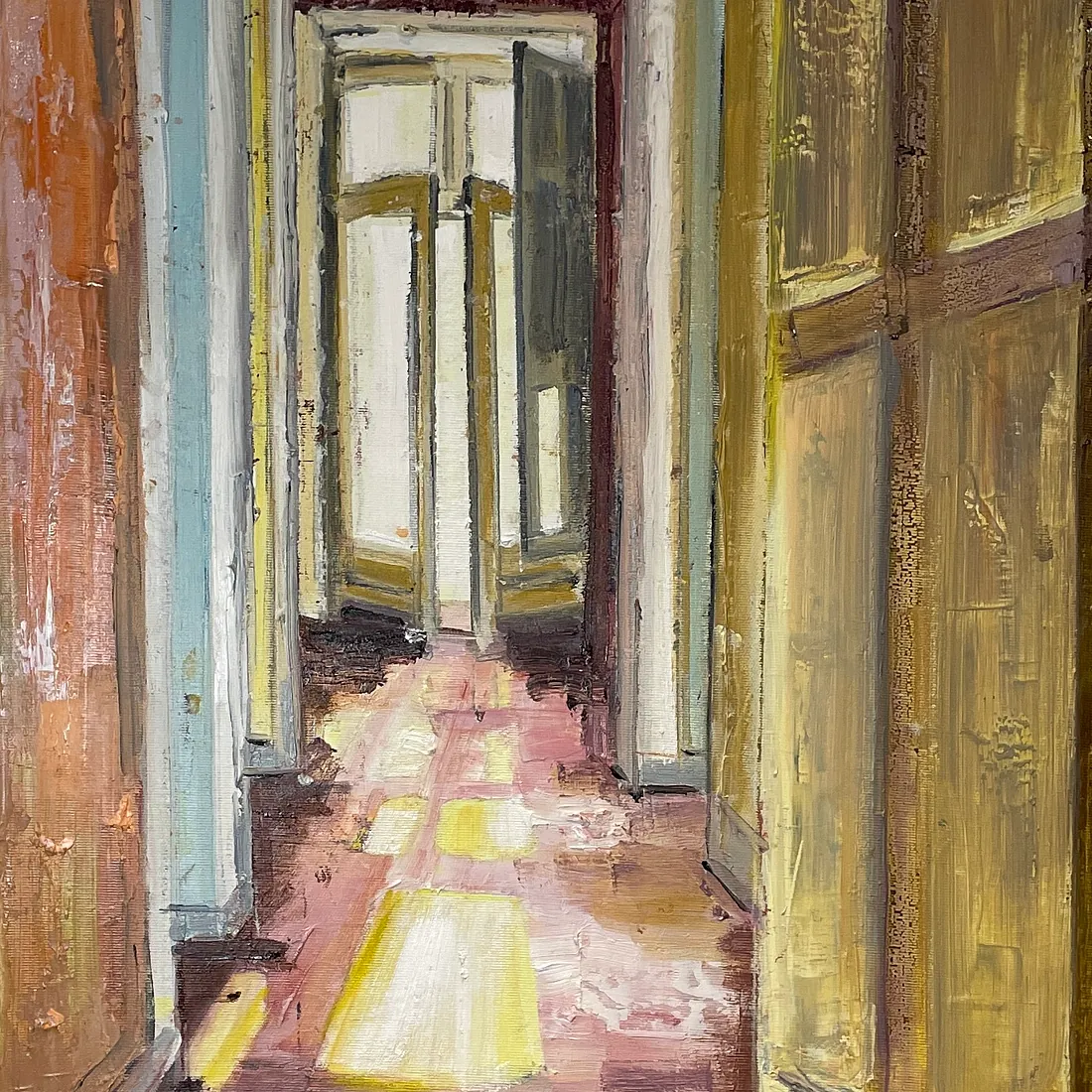 SMALL CONNECTIONS, olie på lærred, 60x50 cm, 2025