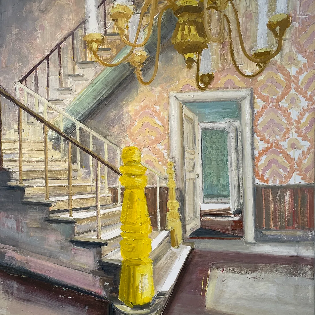INVITATION 2, 120x100 cm, olie på lærred