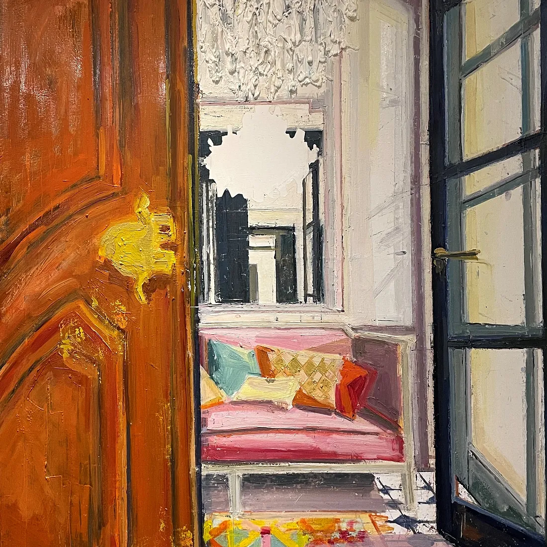 MY FAVORITE SPOT 2, 120x100 cm, olie på lærred, SOLGT