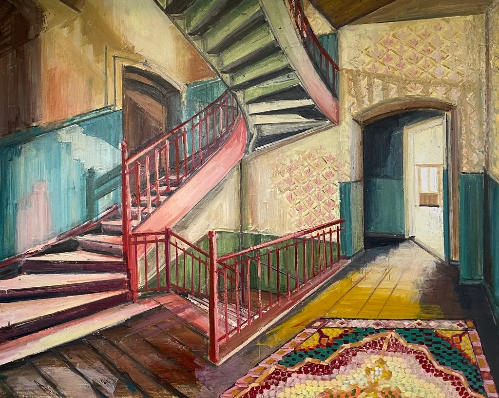 RED RALLING, 120x150 cm, olie på lærred, SOLGT
