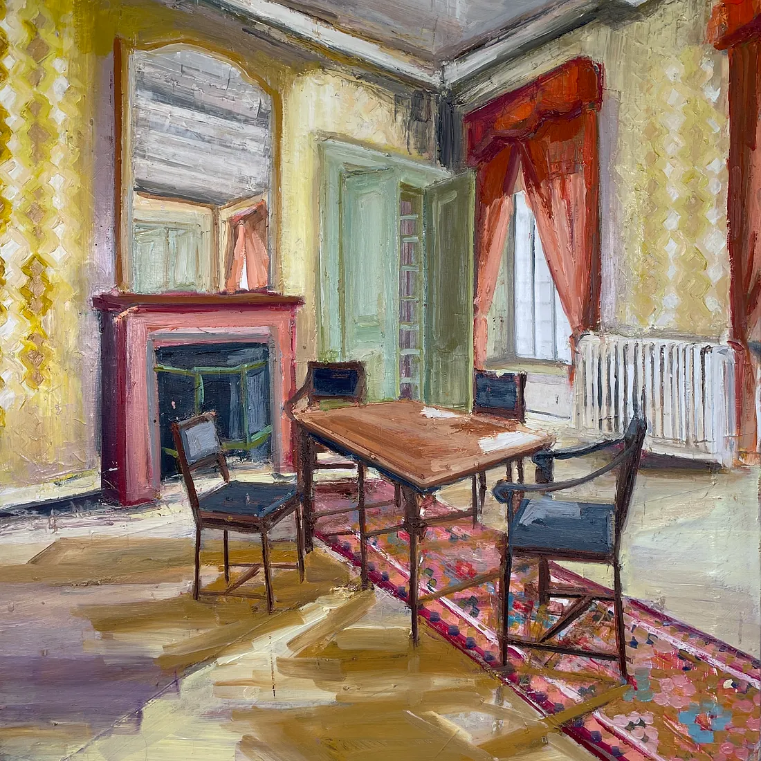 THE COMFORT ZONE 2, 120x100 cm, olie på lærred, SOLGT