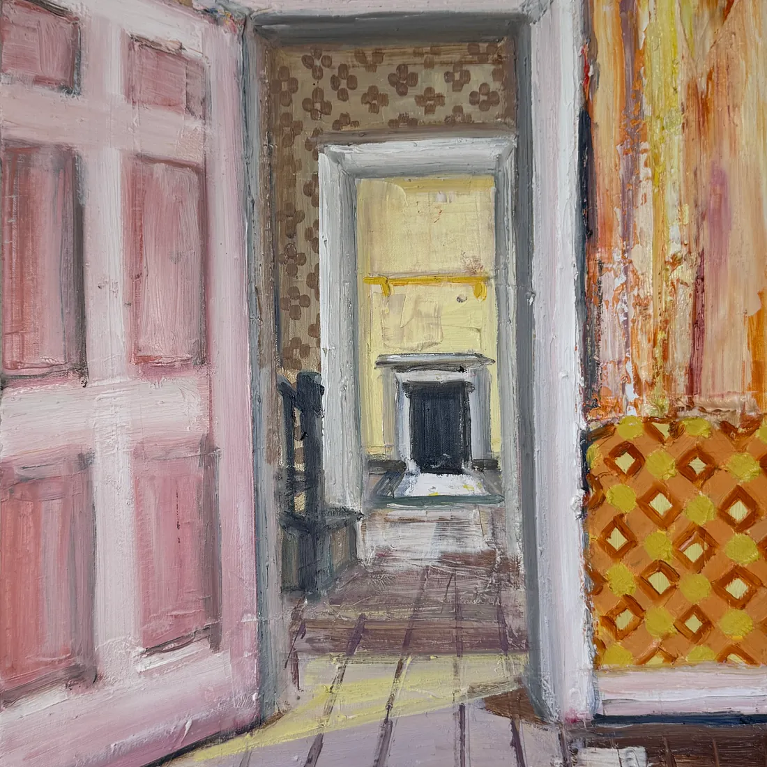 HOME 6, 60x50 cm, olie på lærred, 2026