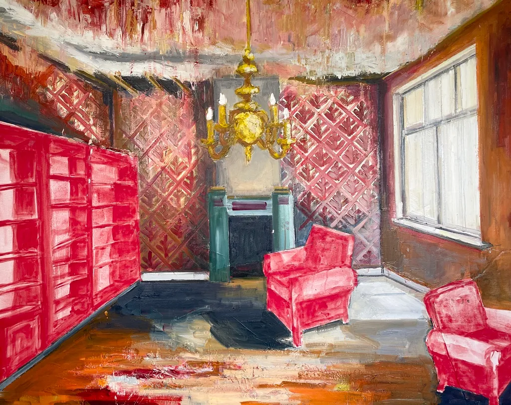 BRUISED BUT NOT BROKEN, 120x150 cm, akryl og olie på lærred, 2025