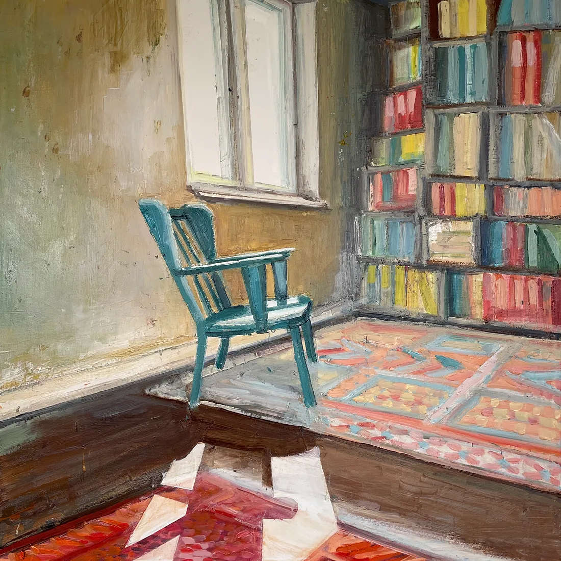SOLITUDE, 100x90 cm, olie på lærred, SOLGT