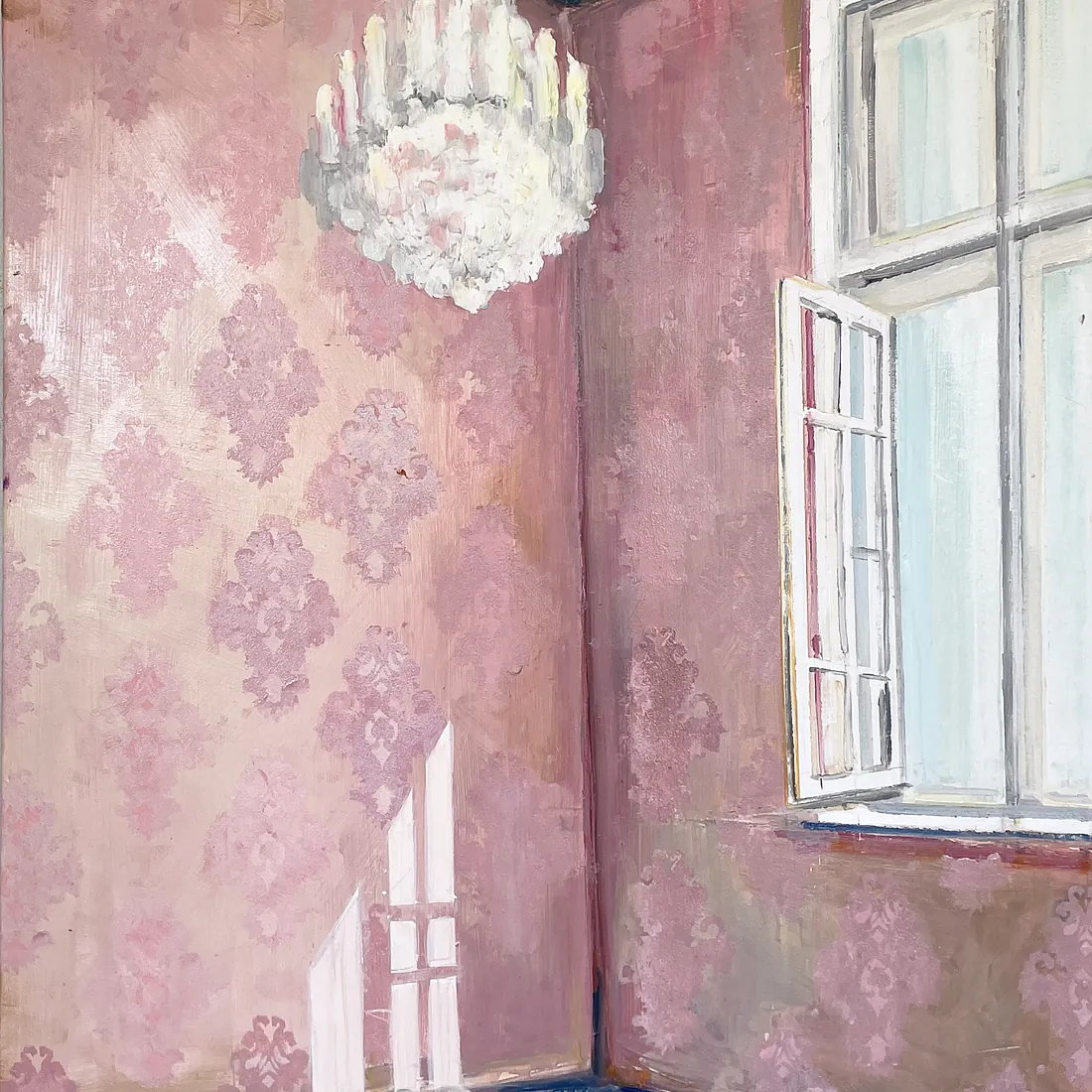 LIGHT INCIDENCE 3, 100x80 cm, olie på lærred, 2025, SOLGT