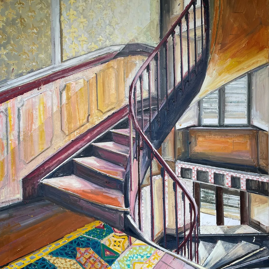MOSAIK, 200x160 cm, olie på lærred, SOLGT