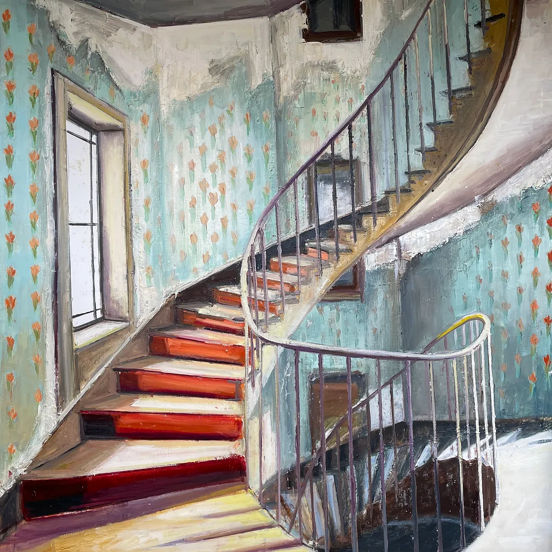 ASCENT, 190x160 cm, olie på lærred