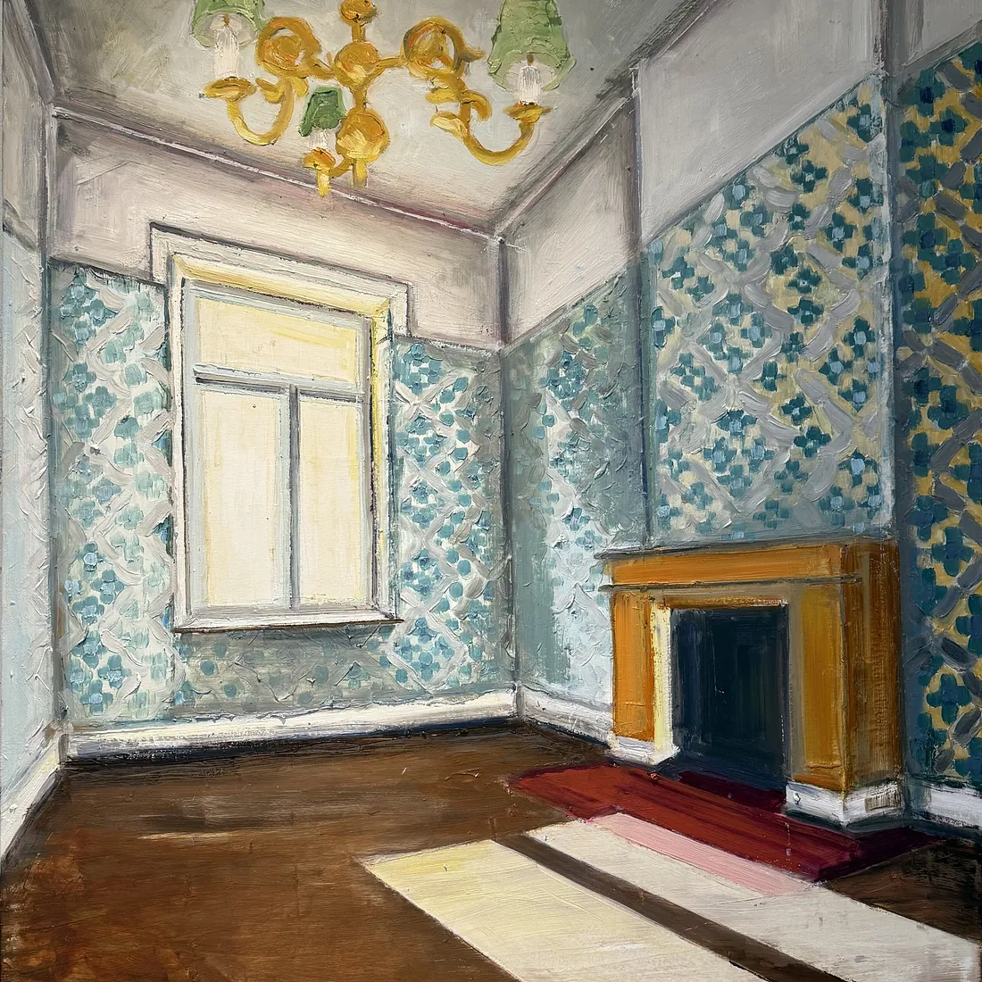 THE EMPTY ROOM, 120x100 cm, olie på lærred, 2026
